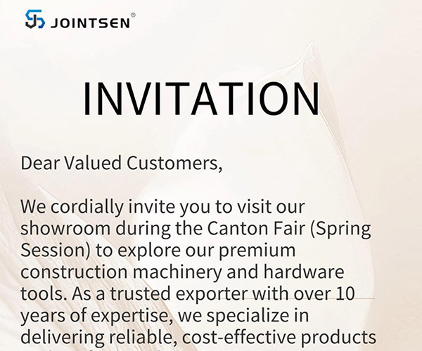 Guangzhou Jointsen Trading Co., Ltd. participă la Canton Fair (Spring), vă invită sincer să vizitați!